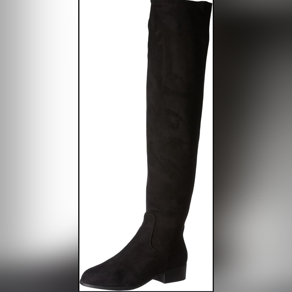Forever 21 Black Over the Knee Boots